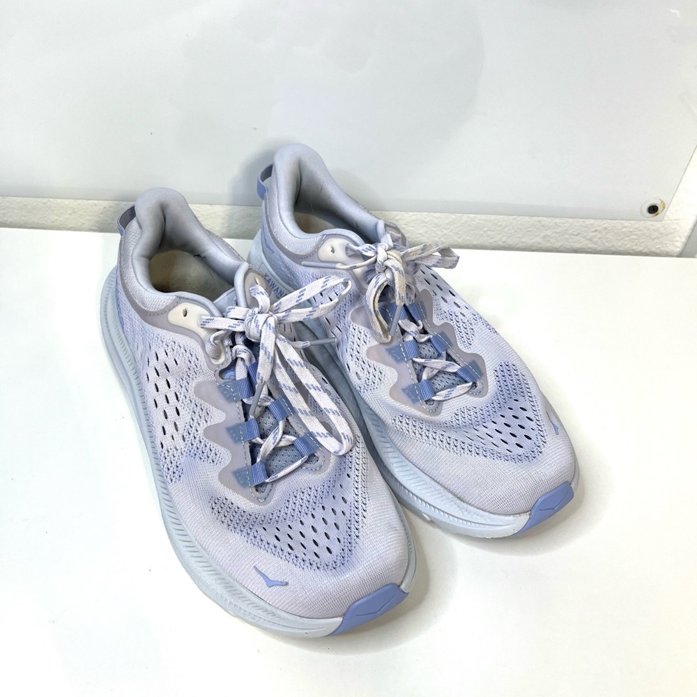 Hoka Kawana Running Light Purple Athletic Shoes 9.5B